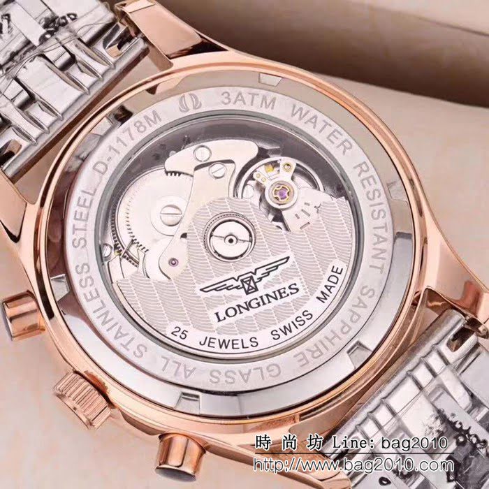 LONGINES浪琴 多功能新款 精品男士腕表 WSS0022